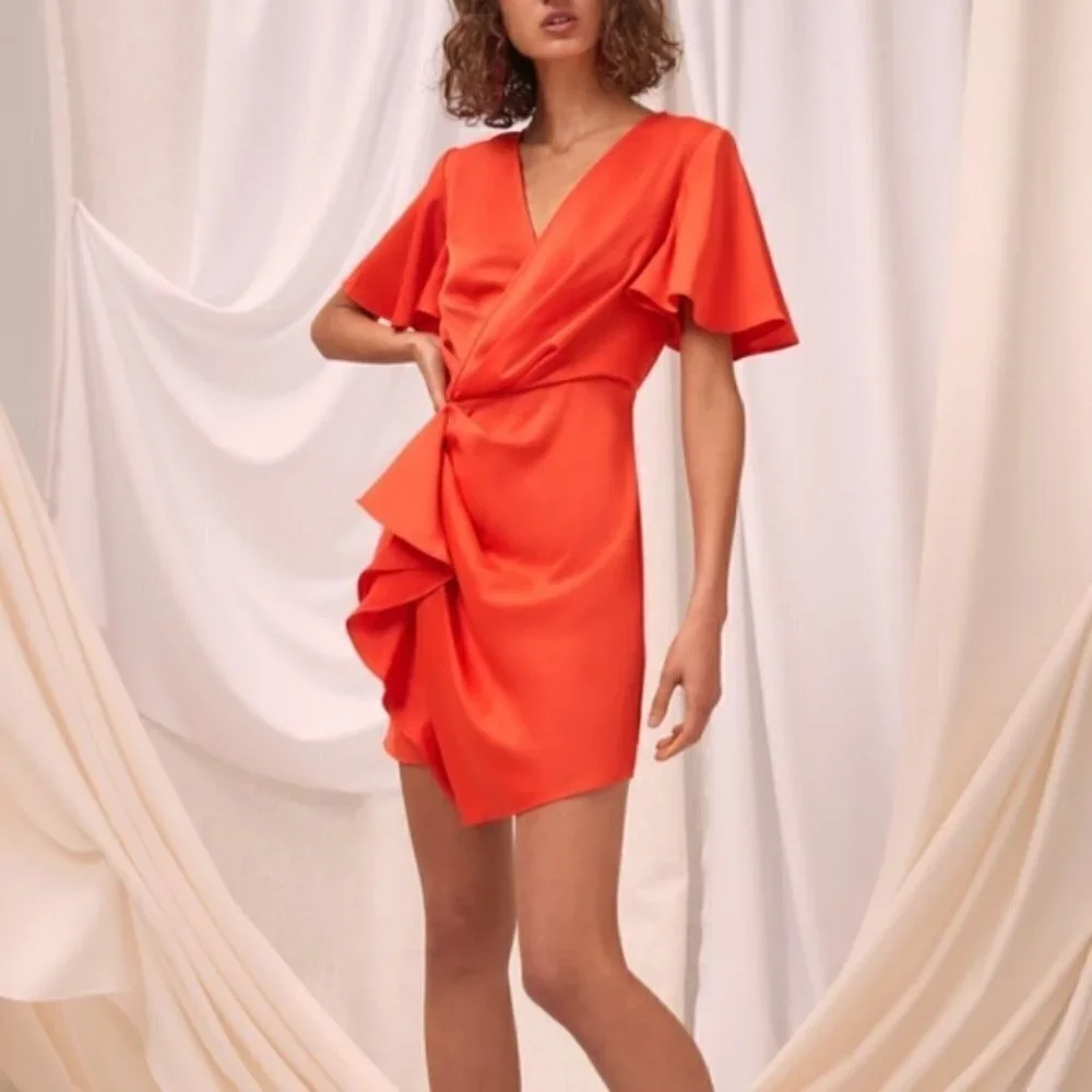 c meo collective red dress Armoire
